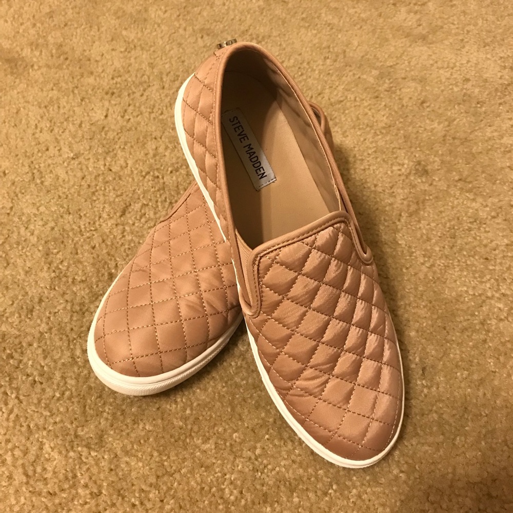 Steve Madden Quilted Slip On Sneakers